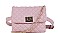 TRENDY FASHION STITCHED DESIGN CROSSBODY BAG