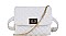 TRENDY FASHION STITCHED DESIGN CROSSBODY BAG