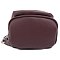 Dual Compartment Sling Bag with Leopard Strap