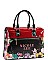 FASHIONABLE NICOLE LEE FLORAL LADY DESIGNER BOSTON BAG JYMLN-14024