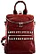 STYLISH CHIC STUDDED CONVERTIBLE BACKPACK