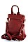 STYLISH CHIC STUDDED CONVERTIBLE BACKPACK