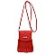 Western Fringe Quilted Crossbody Cell Phone Purse