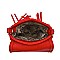 Western Fringe Quilted Crossbody Cell Phone Purse