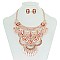 Trendy Multi Tier Fashion Necklace Set SLMNE1707