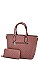 2 IN 1 SHOPPER WITH MATCHING WALLET