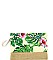 TRENDY TROPICAL HIBISCUS PRINT STYLISH CLUTCH BAG JYMP0038