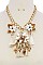 TASSEL SHORT STATEMENT NECKLACE JYMS-8292