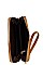 2 in 1 Two Tone Satchel with Wallet