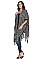 Elegant Fringe Longline Vest with Pockets FM-MSF2591