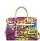 MULTI COLOR GRAFFITI TOTE BAG