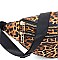 LEOPARD & SNAKE PRINT FANNY PACK