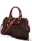 CHECK BOSTON BAG WITH WALLET SET