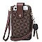 Monogram Crossbody Cell Phone Purse Wristlet