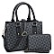 2-in-1 Fashionable Monogram Satchel Wallet Set