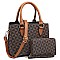 2-in-1 Fashionable Monogram Satchel Wallet Set