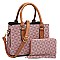 2-in-1 Fashionable Monogram Satchel Wallet Set