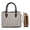2-in-1 Fashionable Monogram Satchel Wallet Set