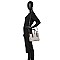 2-in-1 Fashionable Monogram Satchel Wallet Set