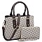 2-in-1 Fashionable Monogram Satchel Wallet Set
