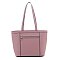 Tote with Metal Hardware Front Flap Pocket