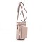 Crossbody Combo Cellphone Holder with Front Zipper