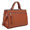 brown satchel designer bag