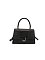 Croc Alligator Flap Satchel