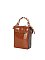Scarf Handle Croc Satchel