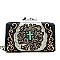 Montana West Turquoise Stone Cross Wallet