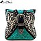 Montana Belt Buckle Paisley Embroidered Cross Body