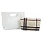 2IN1 FASHION CHECKER DESIGN TOTE BAG AND MINI BAG SET