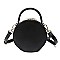 MODERN TWO TONE CIRCLE CROSSBODY BAG