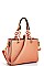 SQUARE SATCHEL WITH LONG STRAP
