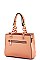 SQUARE SATCHEL WITH LONG STRAP