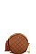 CIRCLE CROSSBODY WITH TASSEL ZIPPER