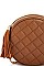 CIRCLE CROSSBODY WITH TASSEL ZIPPER