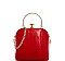 GLOSSY DOME STRUCTURED CROSSBODY BAG