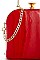 GLOSSY DOME STRUCTURED CROSSBODY BAG