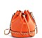 CHIC DRAWSTRING CHAIN CROSSBODY BAG