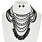 STYLISH MULTI-LAYERED CHAIN FASHION NECKLACE SLN0163