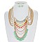 STYLISH MULTI-LAYERED CHAIN FASHION NECKLACE SLN0163