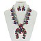 FASHIONABLE STATEMENT SQUASH BLOSSOM NECKLACE SET