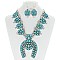 FASHIONABLE STATEMENT SQUASH BLOSSOM NECKLACE SET