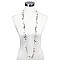 FASHIONABLE LONG NATURAL STONE BEADED NECKLACE SLN0537