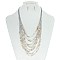 FASHIONABLE MULTI STRAND BEADED NECKLACE SET SLN0607