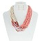 STYLISH MULTI LAYER BEADED FASHION NECKLACE SET SLN0609
