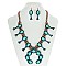 STYLISH GEM BLOSSOM STATEMENT NECKLACE SET  SLN0750