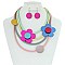 STYLISH 4-LAYER W/ FLOWERS NK SET SLN0808