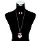 STYLISH TIGER PENDANT FASHION NECKLACE SET SLN0906